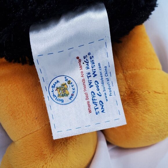 Build a Bear Arctic Penguin Plush Toy 17" Black and White Glittery Sparkles - Picture 7 of 8
